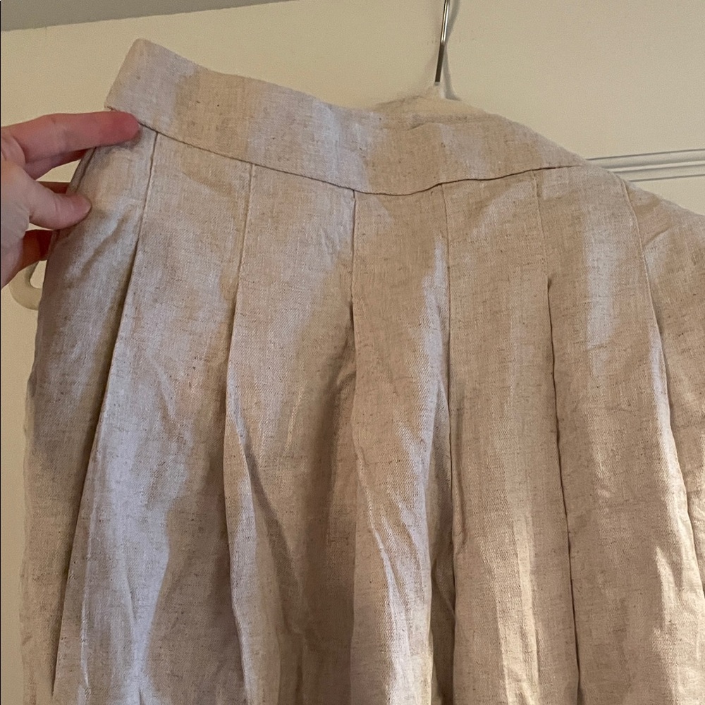 Banana Republic Cream linen pants